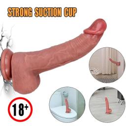 Highly Realistic Dildo Set, Safe Silicone Material, G Spot Stimulator for Couples view 1